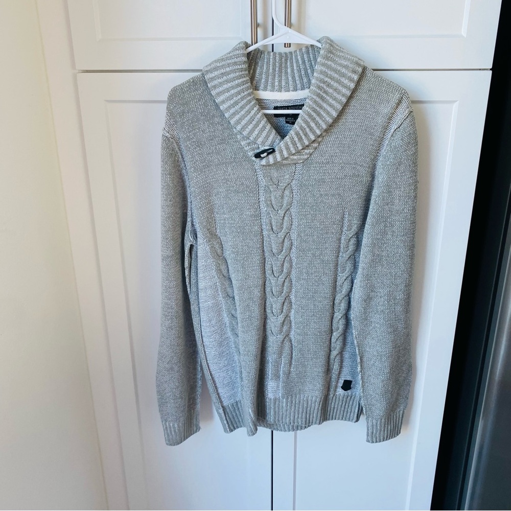 Trash Nouveau Men’s Bangladesh sweater grey medium pullover